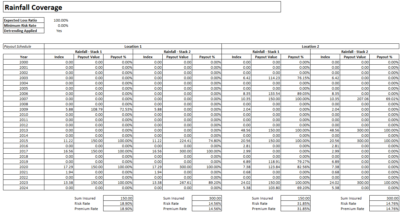 Detailed Risk Report Example