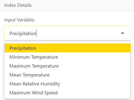 Input Variable Configuration