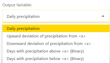 Output Variable Configuration