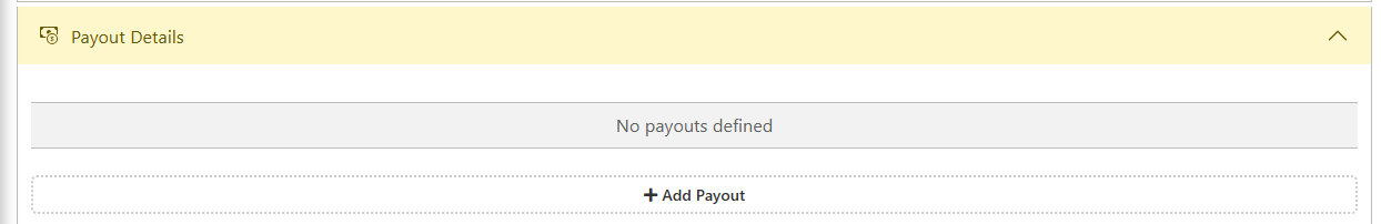 Payout Configuration